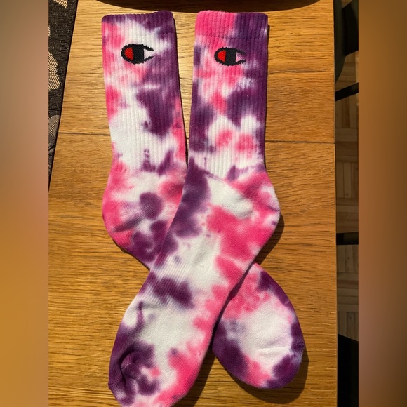 2 pairs of Champion tie dye socks - Picture 2 of 3